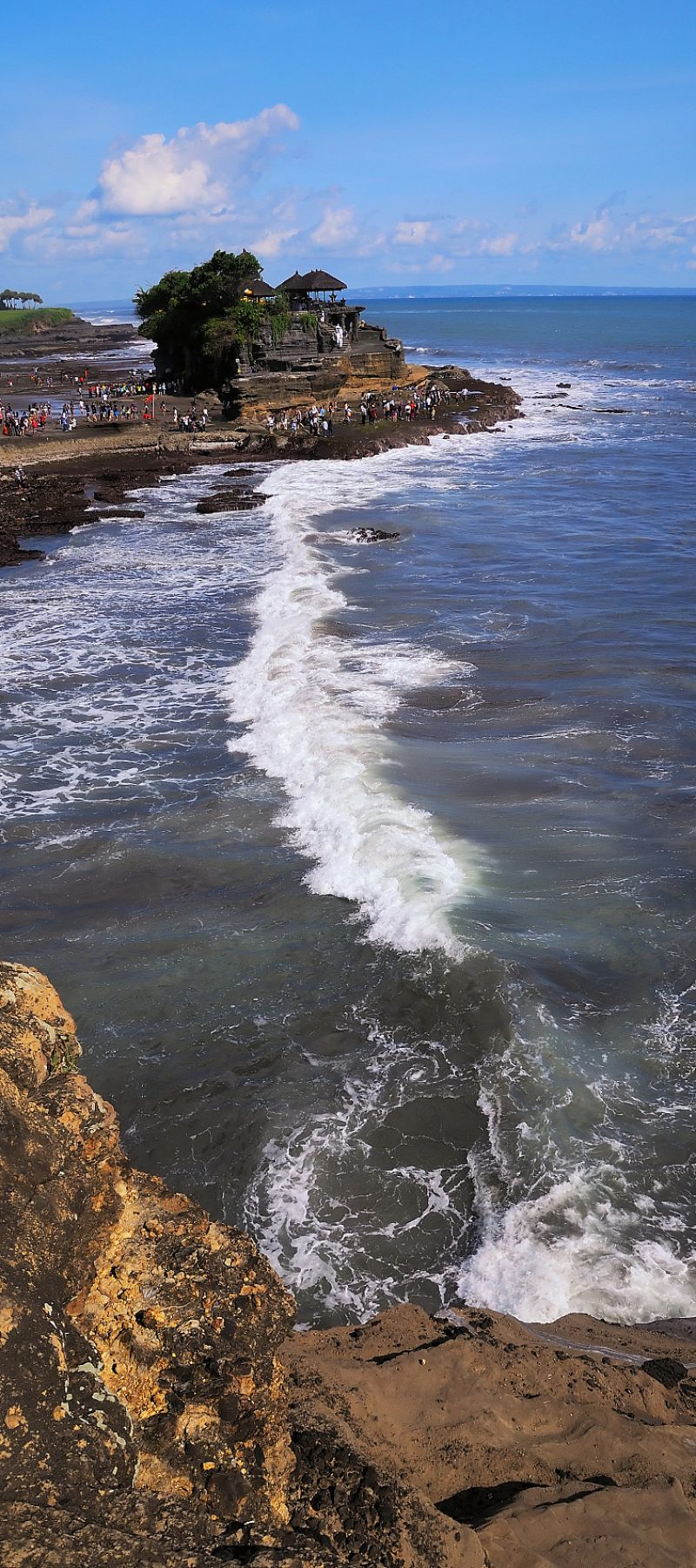 印尼巴厘岛海上的塔纳洛特神庙